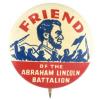 Abraham Lincoln Battalion button