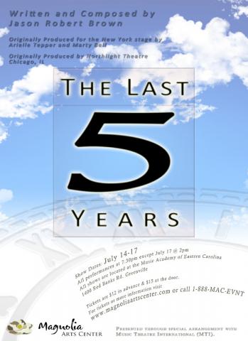 Last Five Years show poster