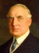 Official White House portrait of Warren Harding