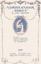 Title Page of Northanger Abbey (1907)
