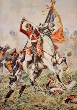 "Sergeant Ewart capturing the Eagle at Waterloo" by William Barnes Wollen