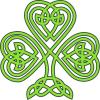 Celtic three leaved shamrock from openclipart.org